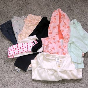 12month girls winter 8 piece bundle